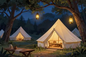 Illustrative header image for Camping & Glamping