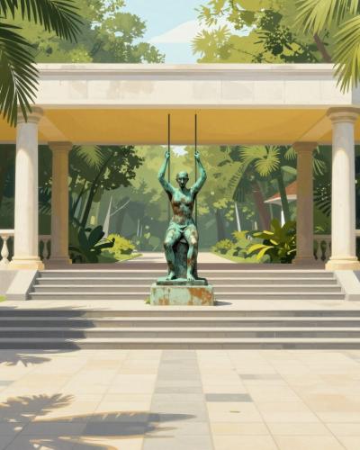 AI-generated illustration of Alameda Park