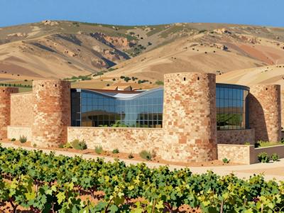 AI-generated illustration of Bodegas de Olite
