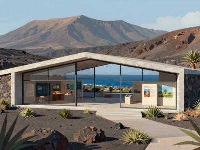AI-generated illustration of El Hierro Biosphere Reserve Visitor Center