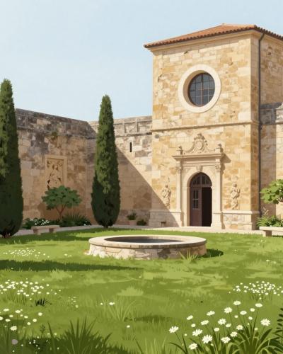 AI-generated illustration of Jardín de Pelayo