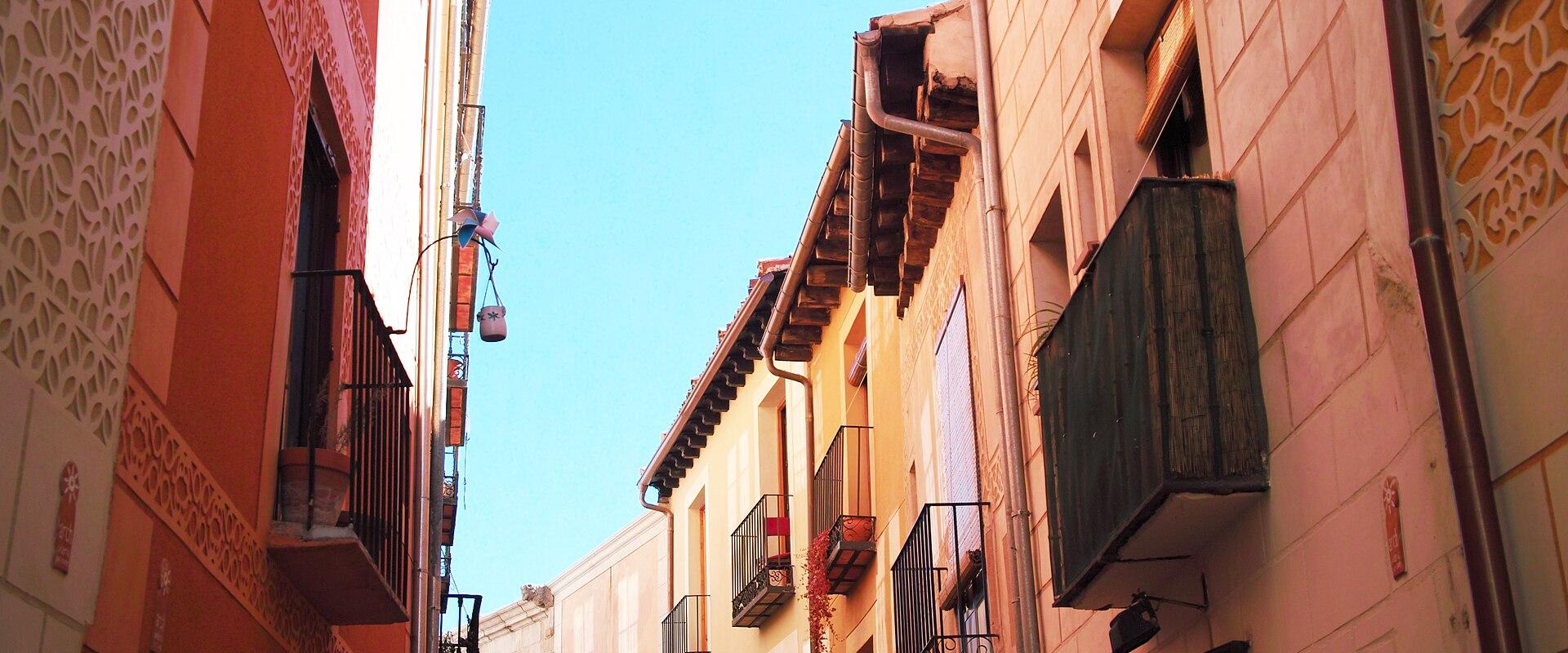 A street in the Jewish Quarter of Segovia
