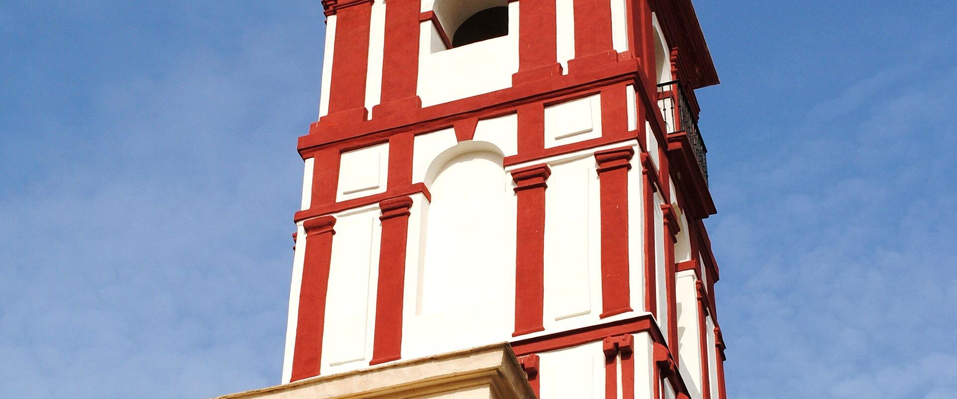 The bell tower of the Iglesia de la Merced in Cádiz