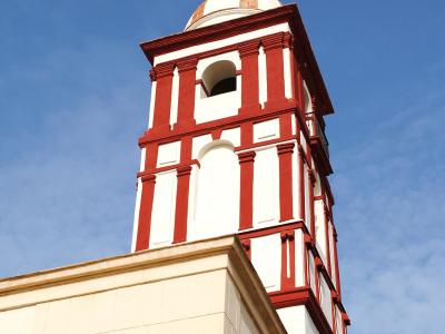 The bell tower of the Iglesia de la Merced in Cádiz