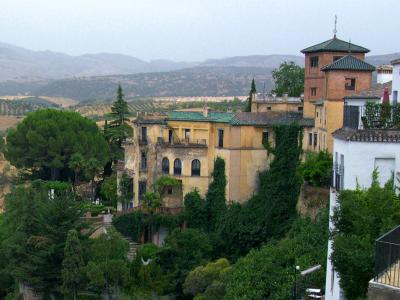 Casa del Rey Moro and its hanging gardens above the Ronda gorge
