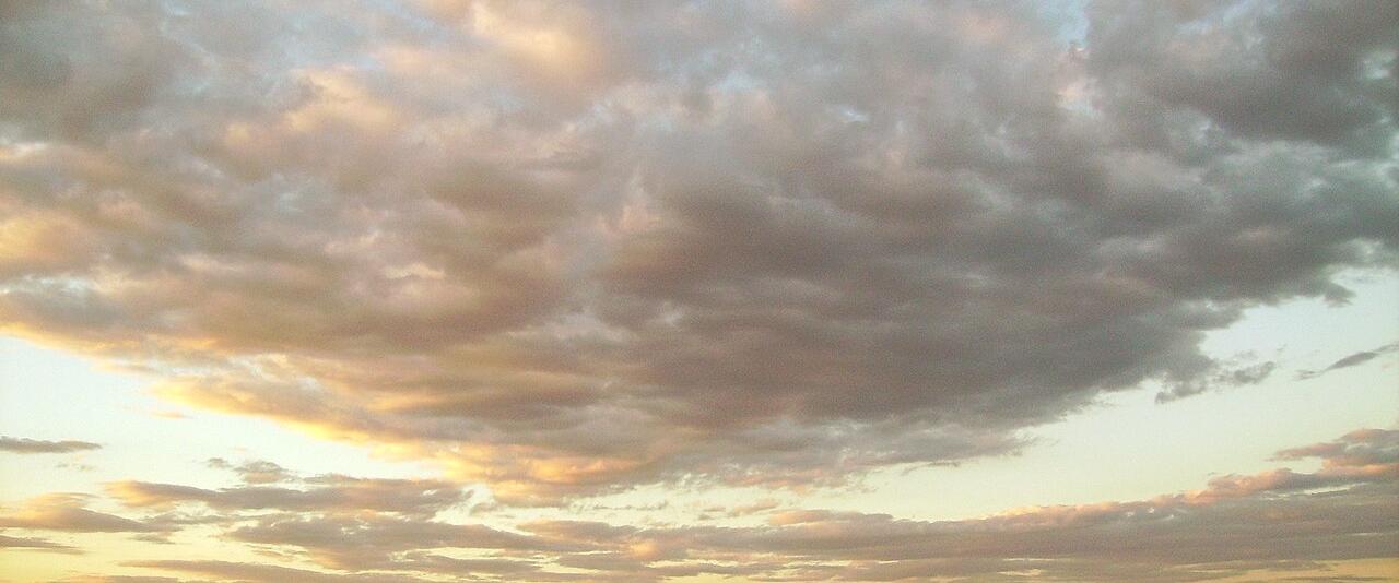 Malvarrosa beach in Valencia at sunset