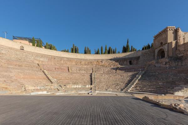 The Roman theatre of Cartagena, Region of Murcia