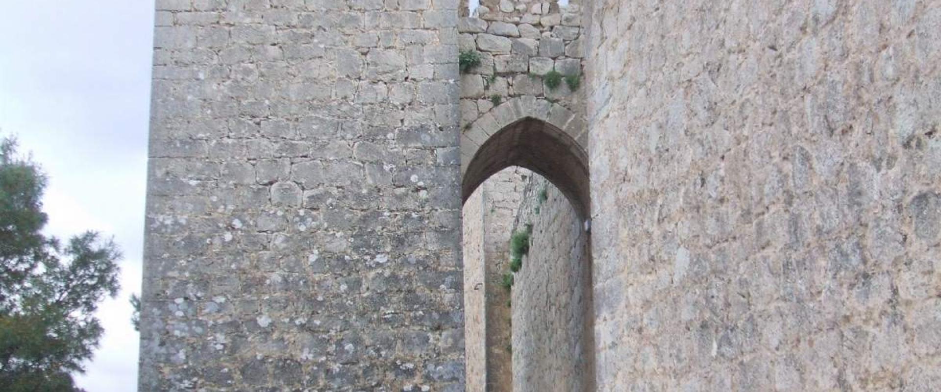 Towers and walls of the Castle of Santa Catalina above Jaén
