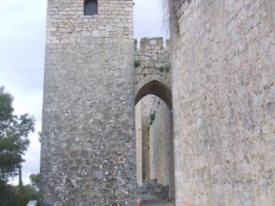 Towers and walls of the Castle of Santa Catalina above Jaén