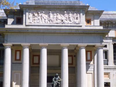 The Villanueva building of the Museo del Prado in Madrid
